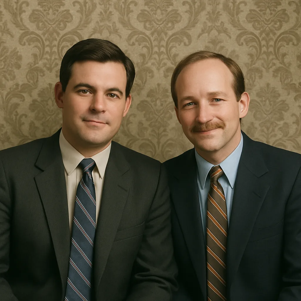 Two Men Dressed in Suits