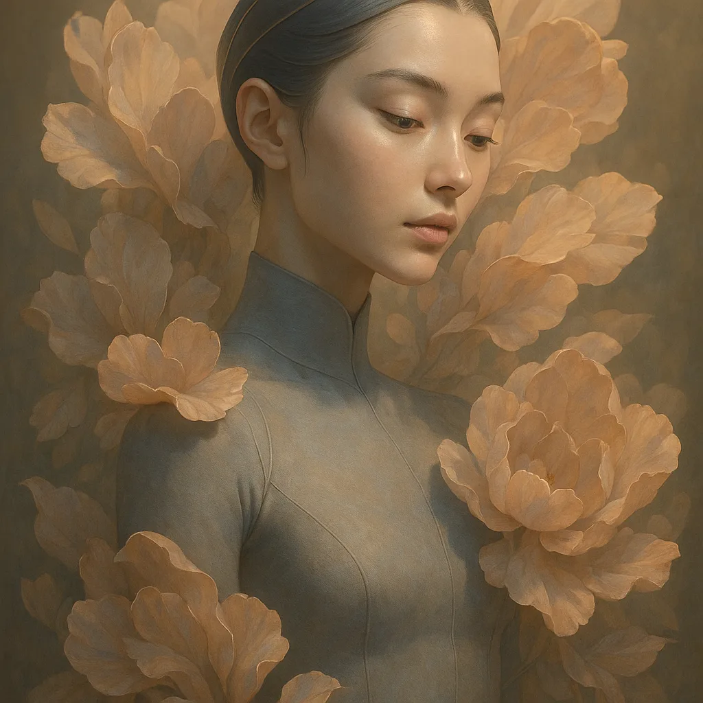 Stunning Digital Illustration of a Futuristic Woman