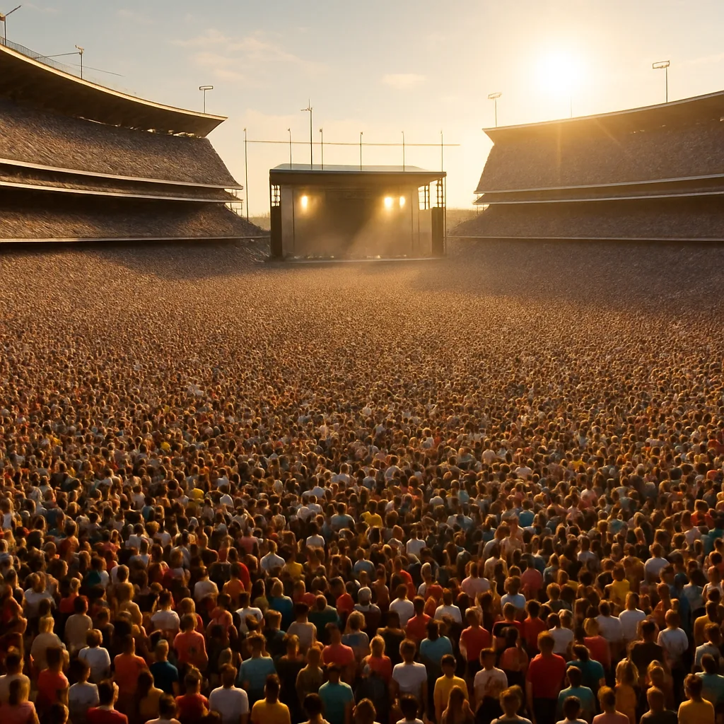 Vast Crowd of People