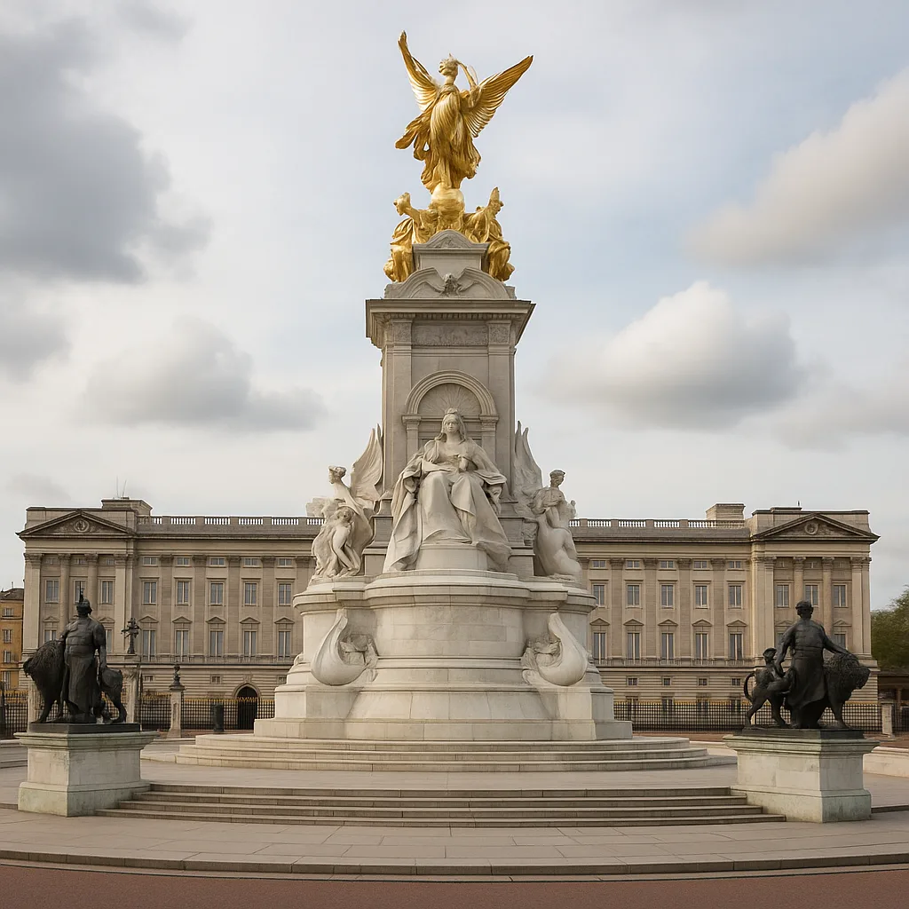 Describe a Unique Round Architectural Structure Symbolizing the British Monarchy's