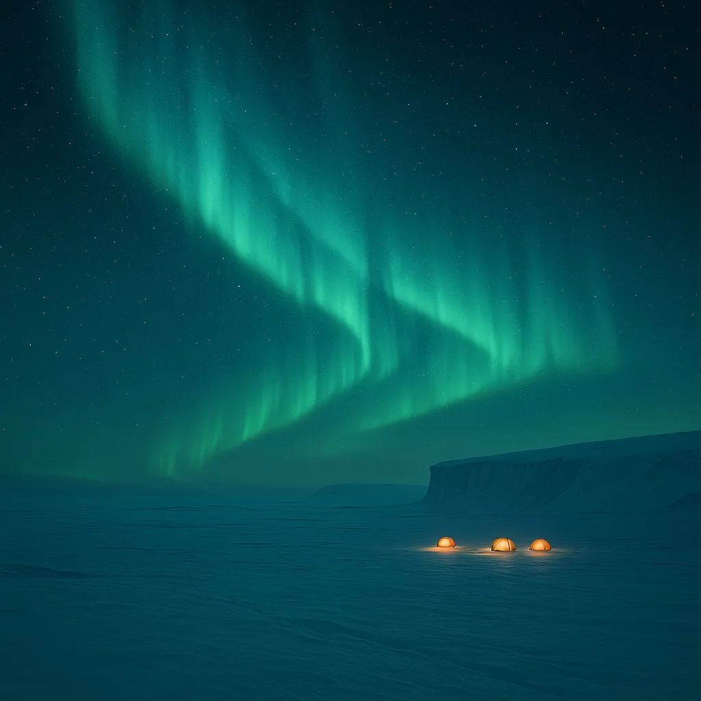 Few Distant Research Tents