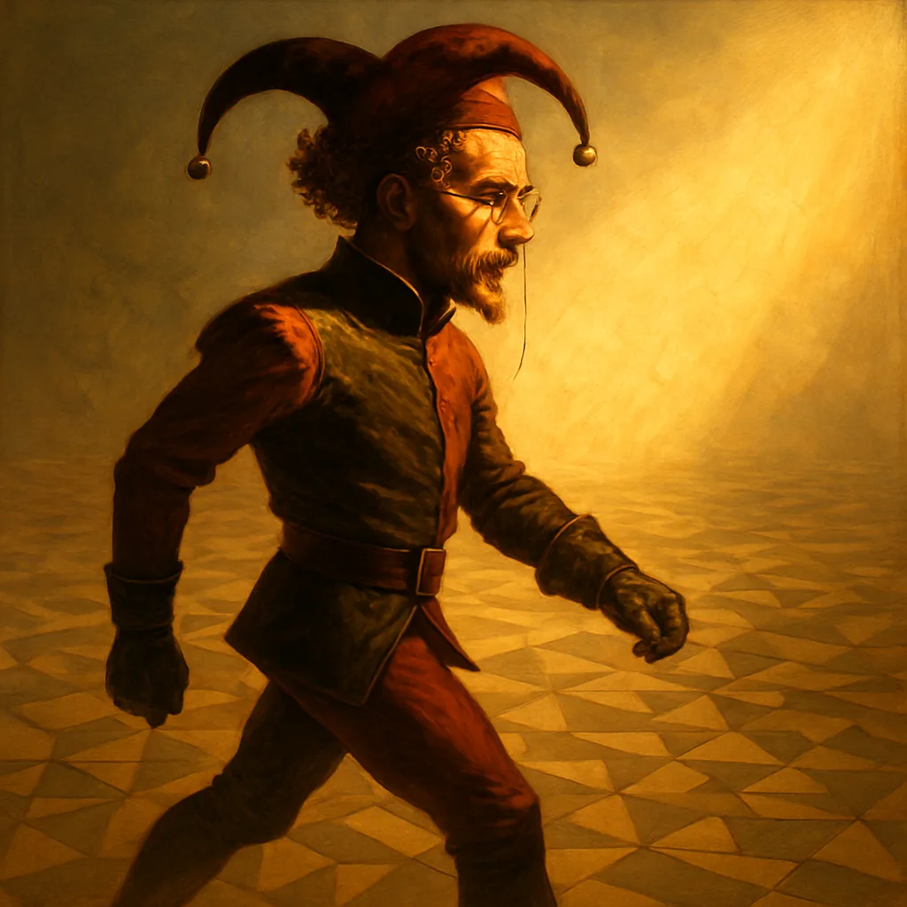 Thoughtful Jester Character
