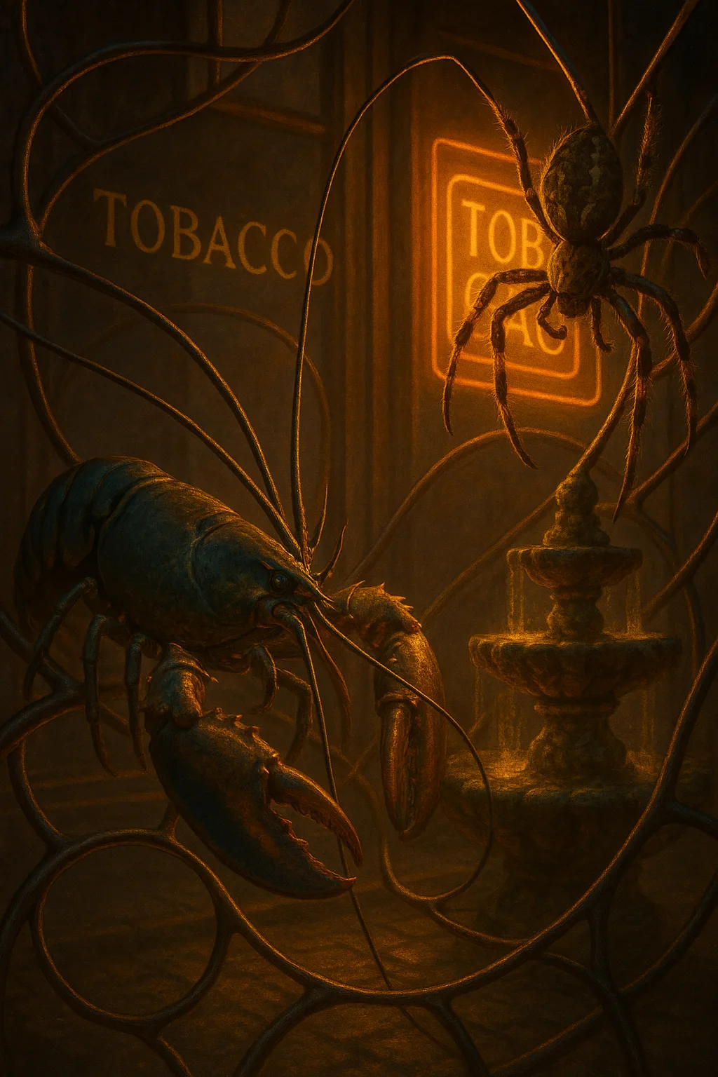 Network of Metallic Tendrils