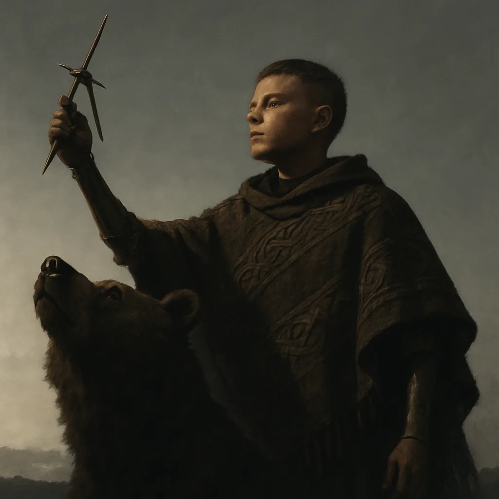 Teenage Revolutionary-inspired Figure—distinguished by Short-cropped Hair