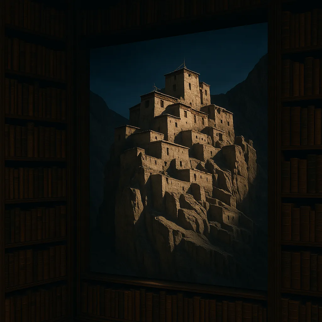 Single Himalayan Cliffside Gompa
