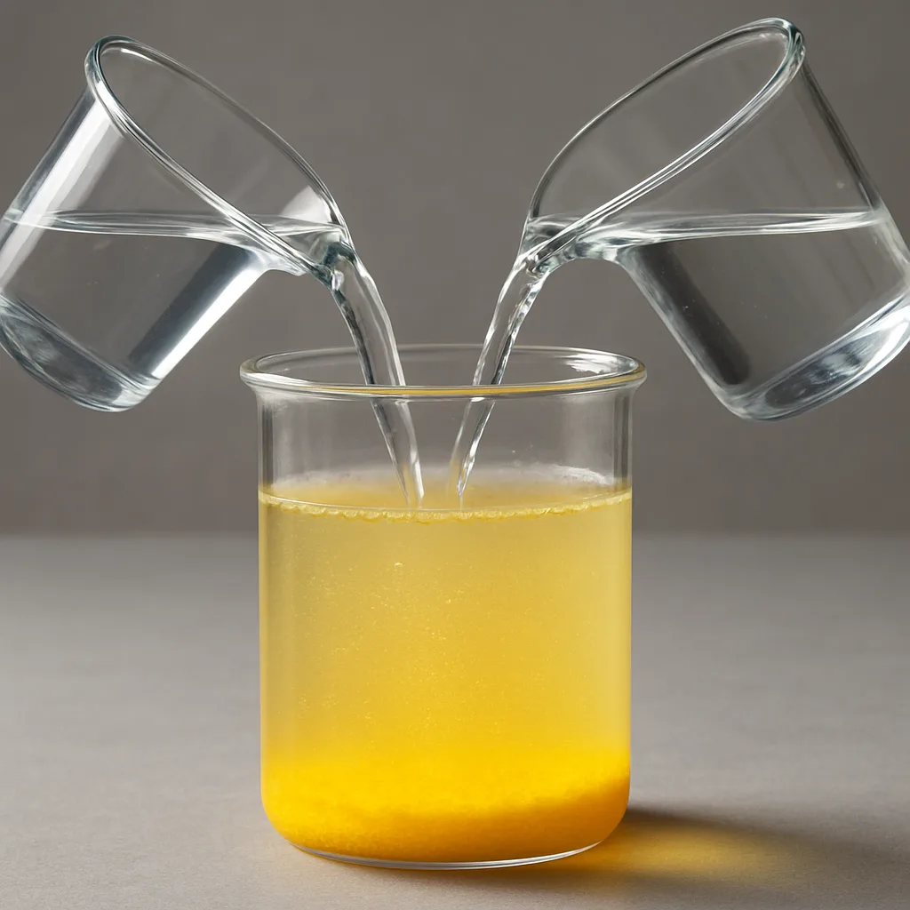 Combine Two Clear Liquids to Create a Cloudy