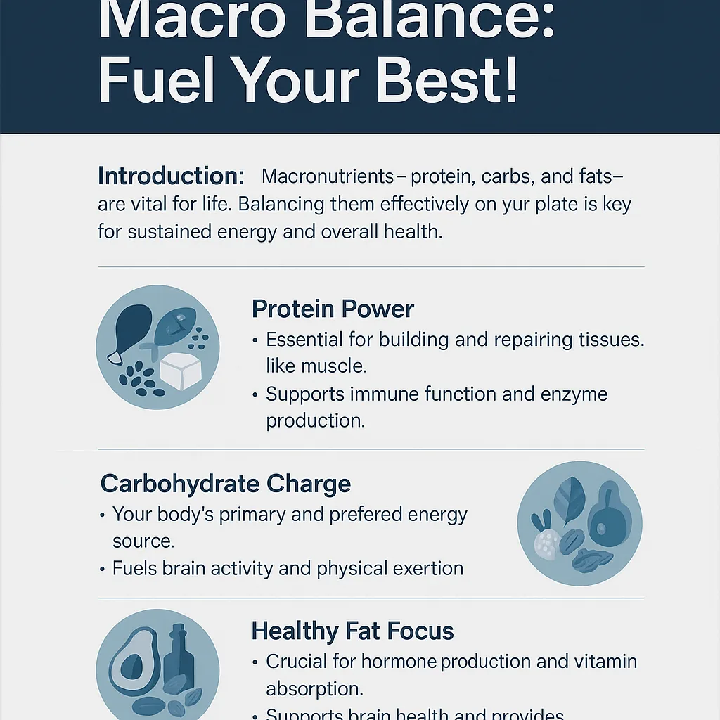 Visual Guide to Balanced Macronutrients