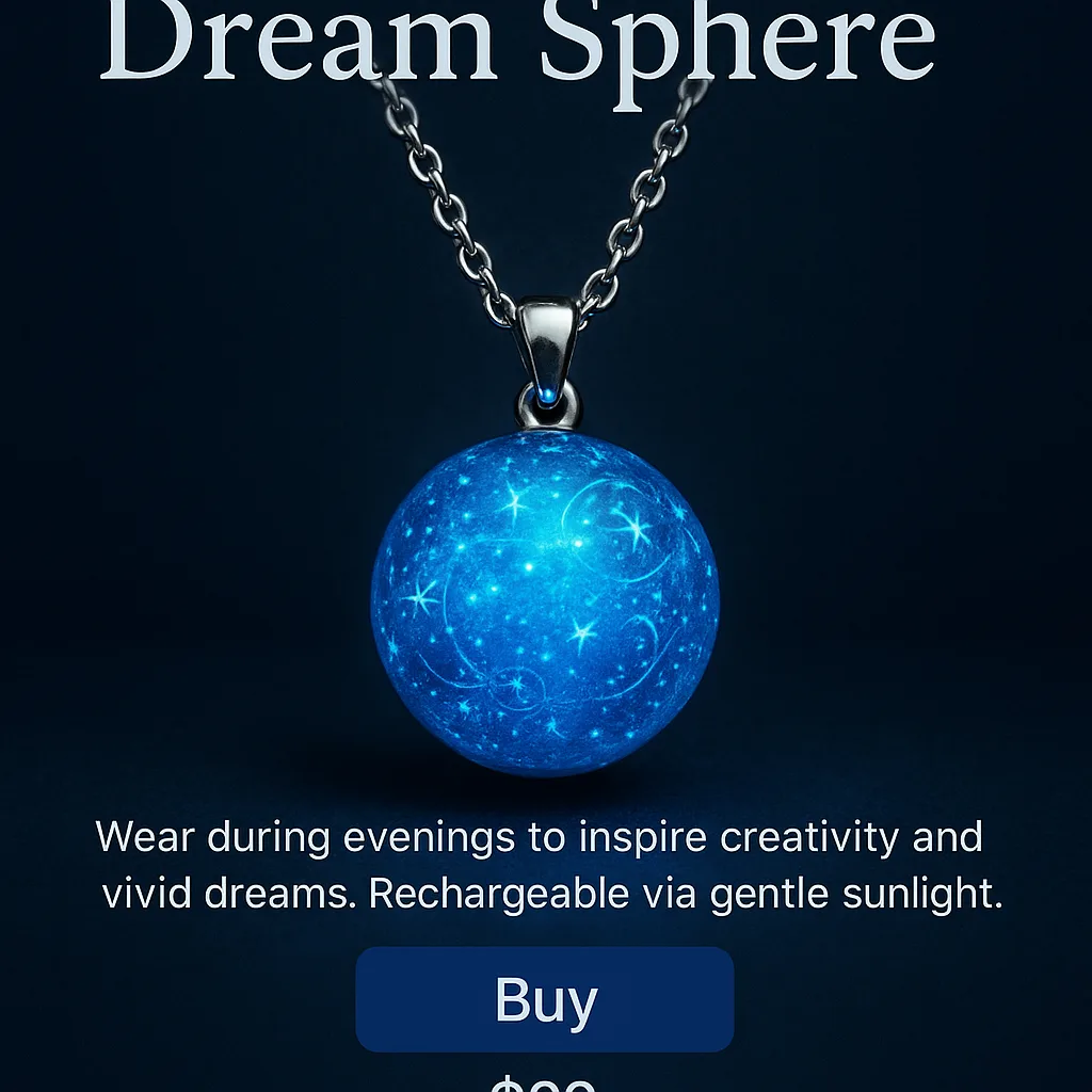 Title (large Text): Dream Sphere