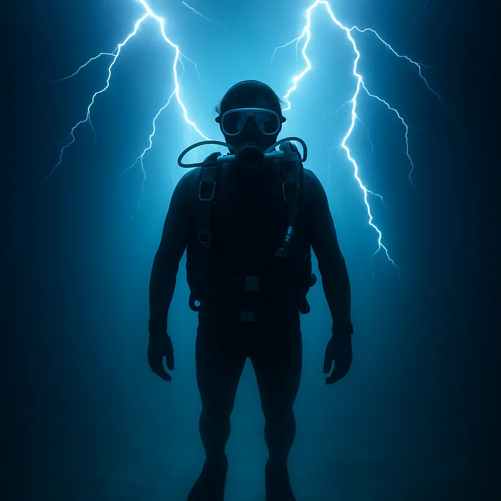 Lone Scuba Diver