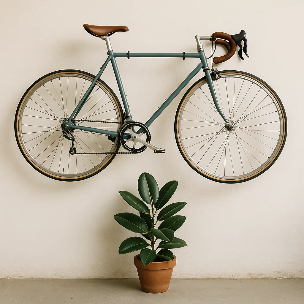 Image Featuring a Bicycle Suspended in the Air