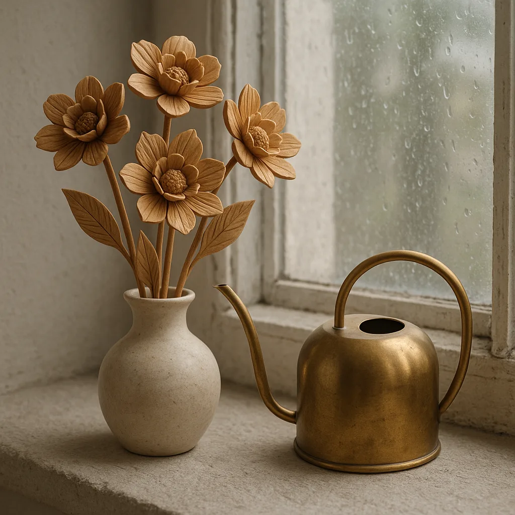 On the Textured Windowsill