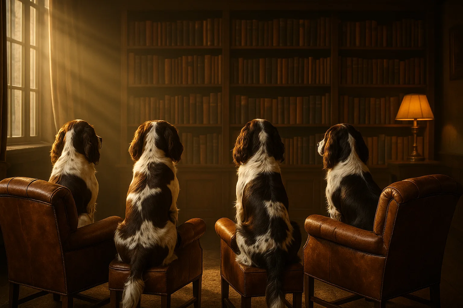 Four Varied English Springers