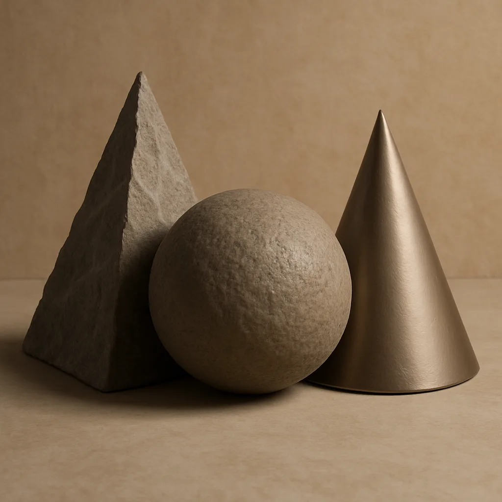 Between the Rough Pyramid