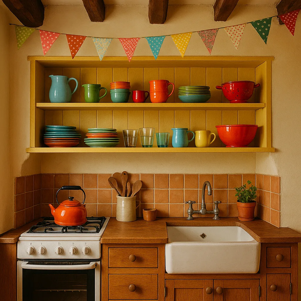 Cozy Kitchen with Vibrant