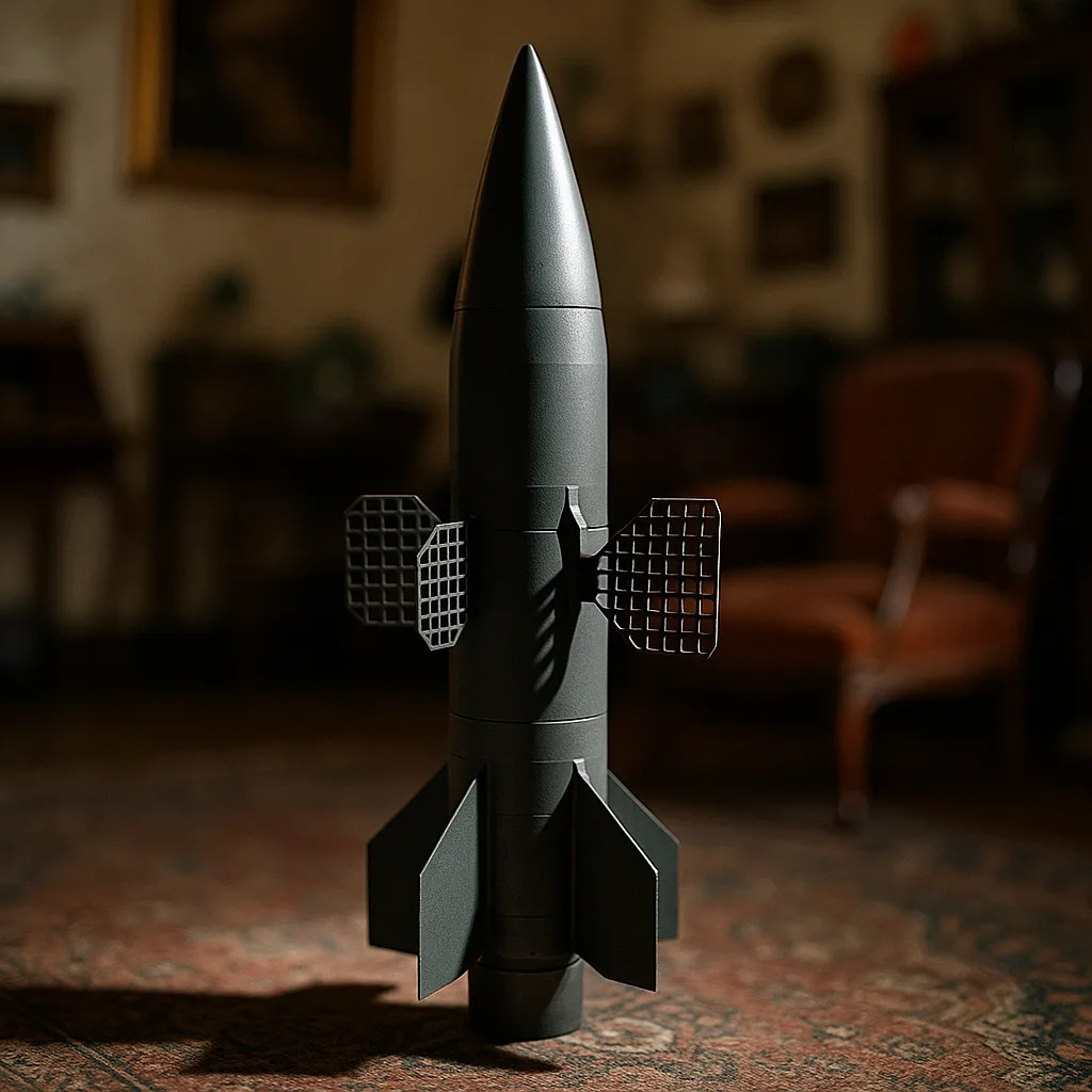 Compact Tactical Missile with Grid Fins