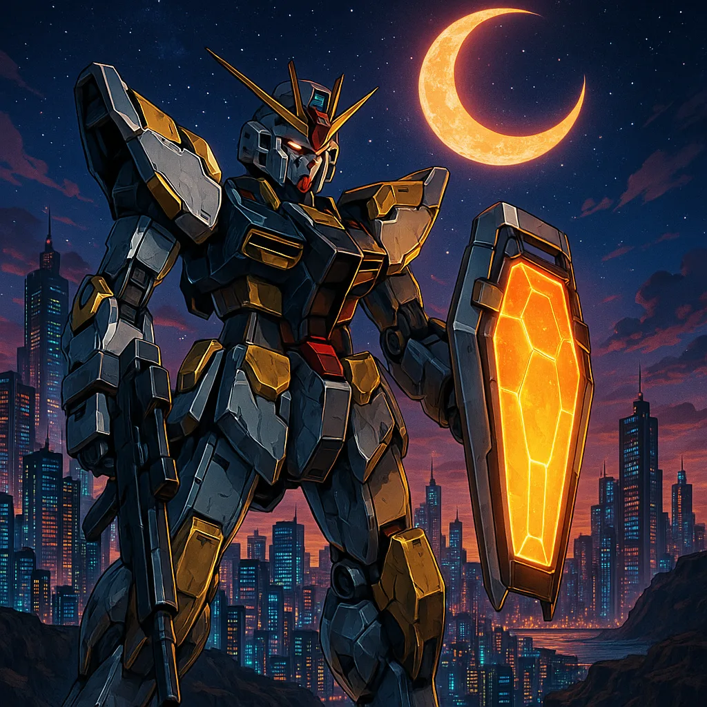 Amid a Vibrant Futuristic Cityscape Teeming with Neon-lit Skyscrapers