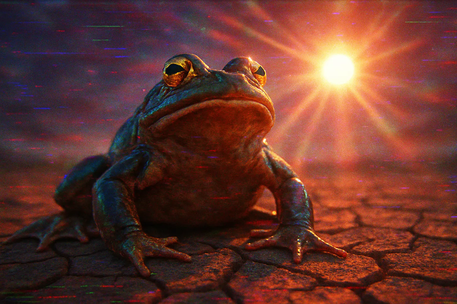 Powerfully Built Bullfrog