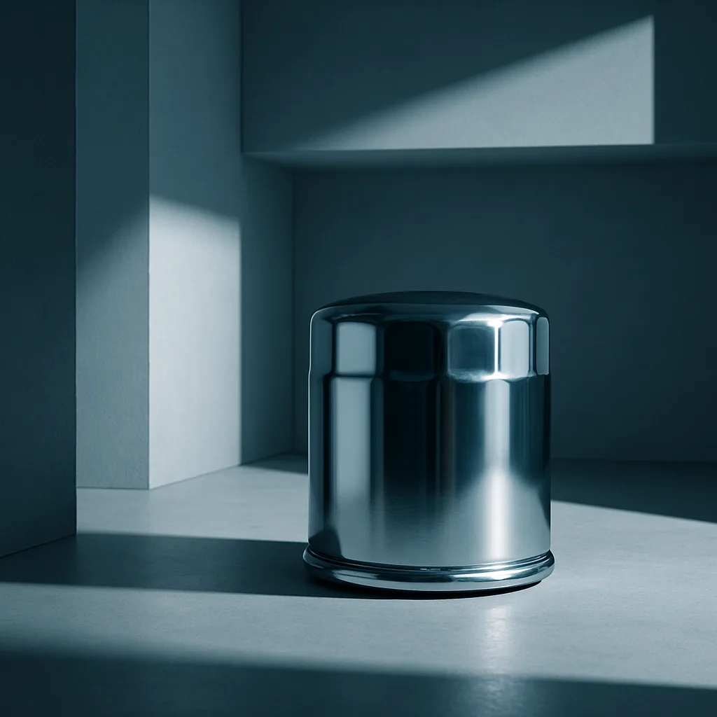 Single Chrome-plated Steel Oil Filter
