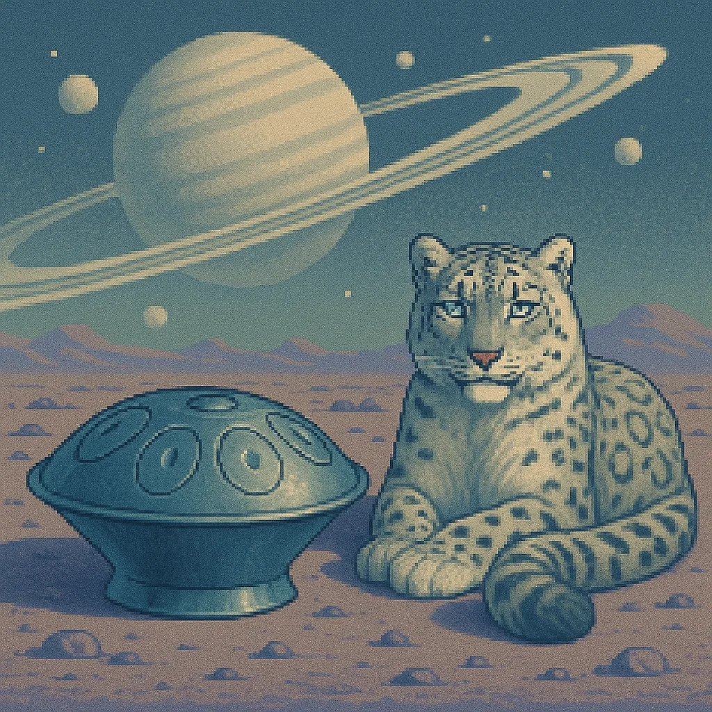 On an Alien Planet with Prominent Rings and Multiple Moons