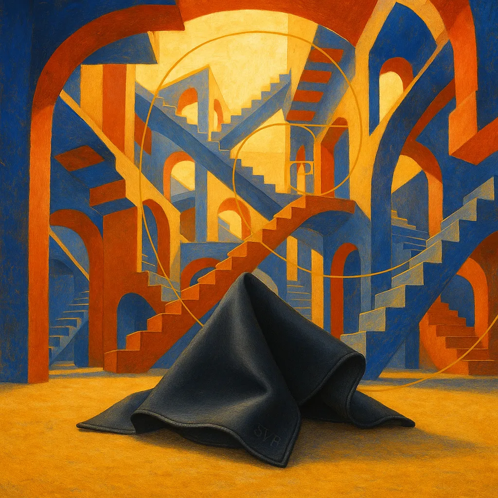 Amidst Impossible Architecture of Escher-like Stairways and Perspectives