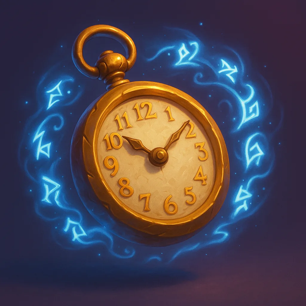 Turn a Gleaming Gold Clock into an Enchanted Pocket Watch