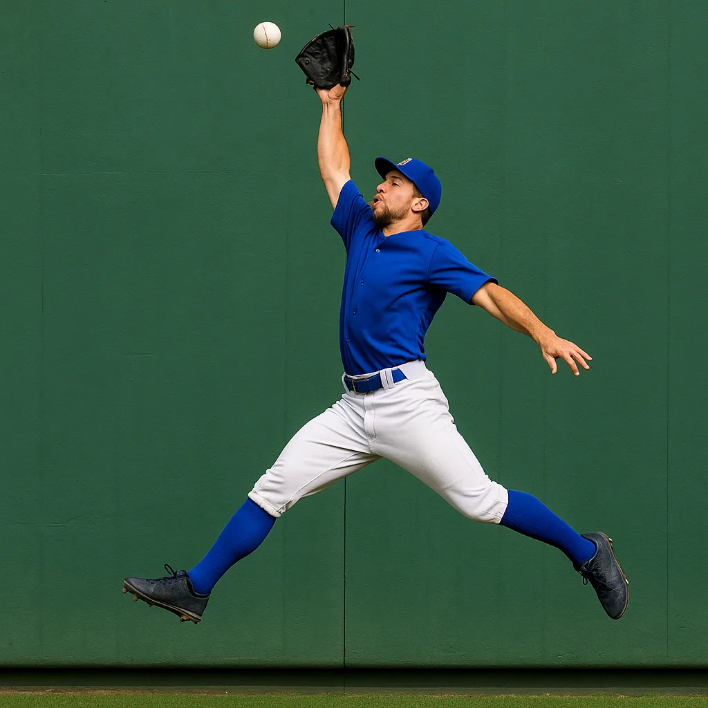 Baseball Player Wearing