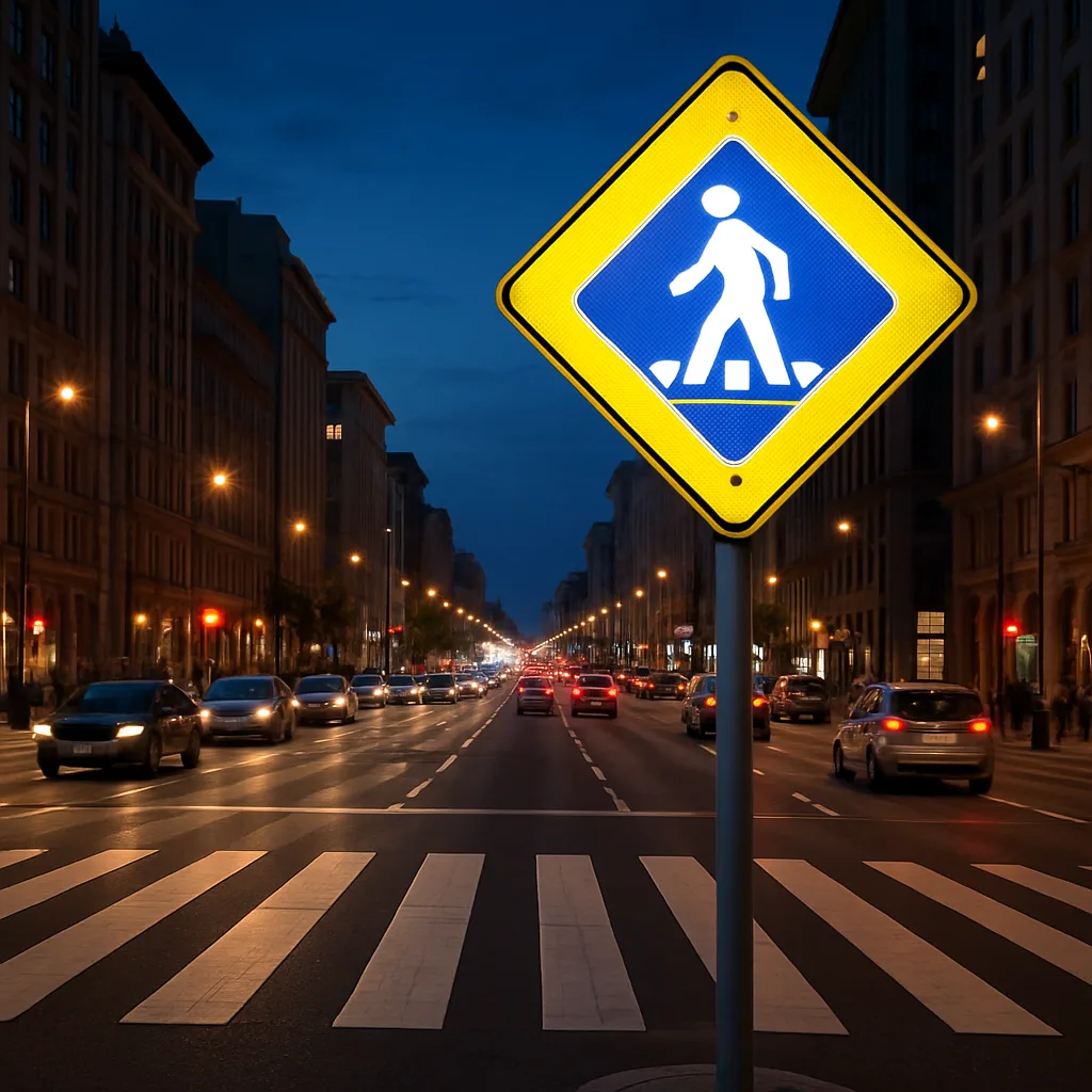 Active Street with Several Lanes