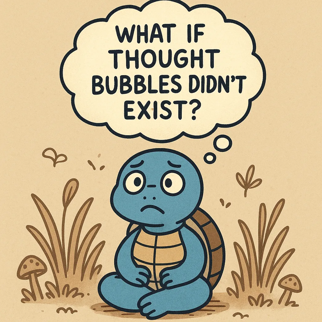 Animated Illustration of a Blue Turtle