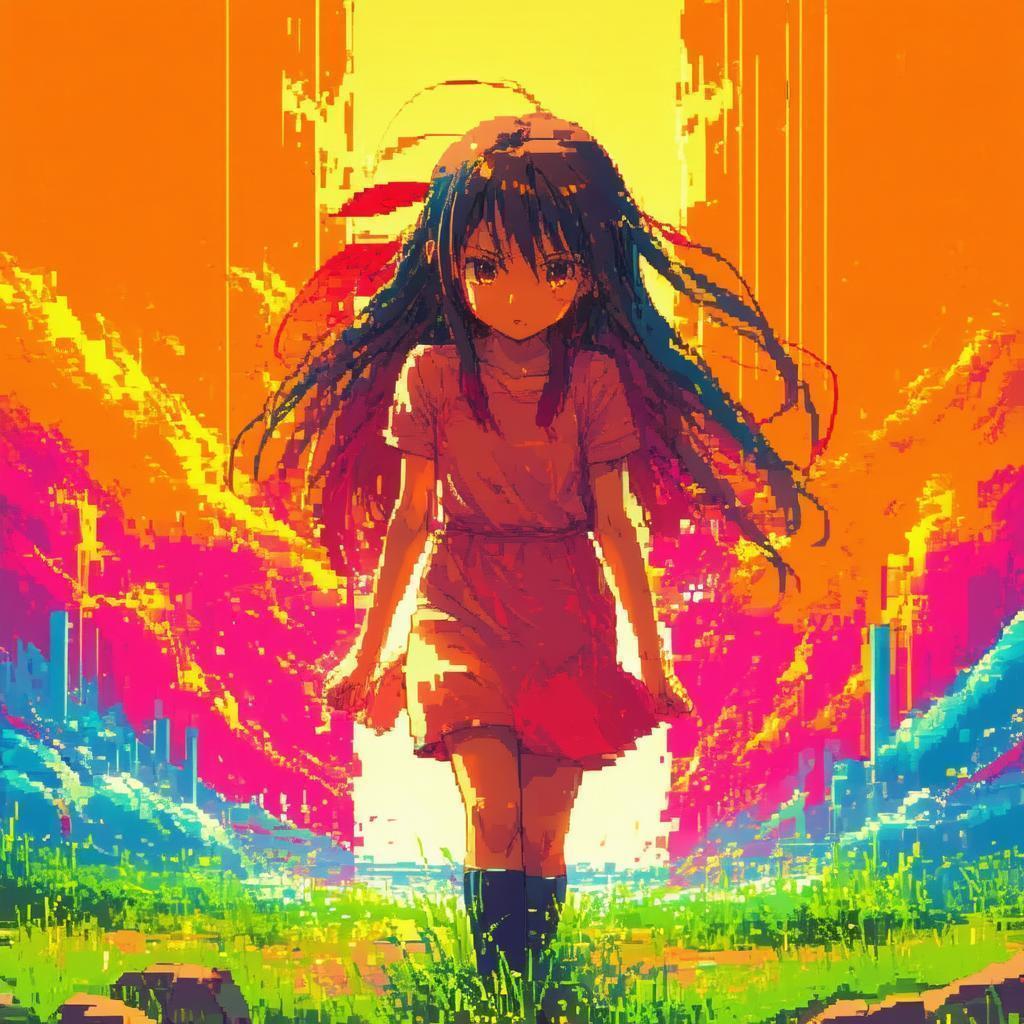 Higurashi Characters in Retro Pixel Homage