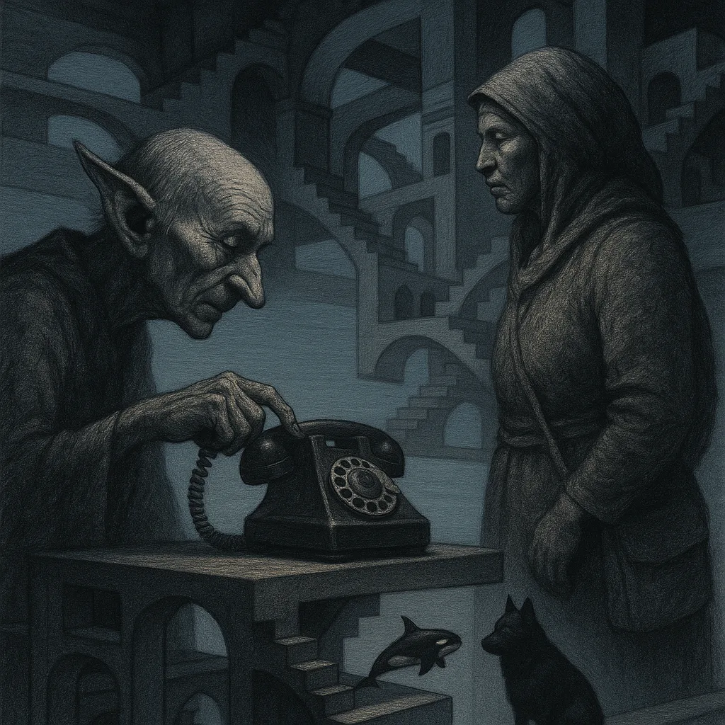 Elderly Elfin Figure