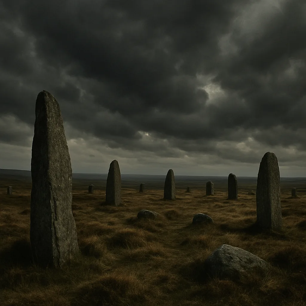 Numerous Ancient Standing Stones Are Scattered Across a Vast