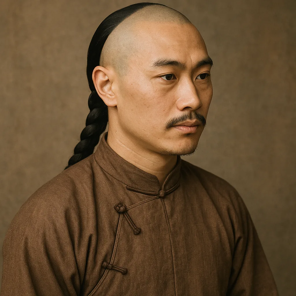What Was the Customary Hairstyle Worn by Chinese Men
