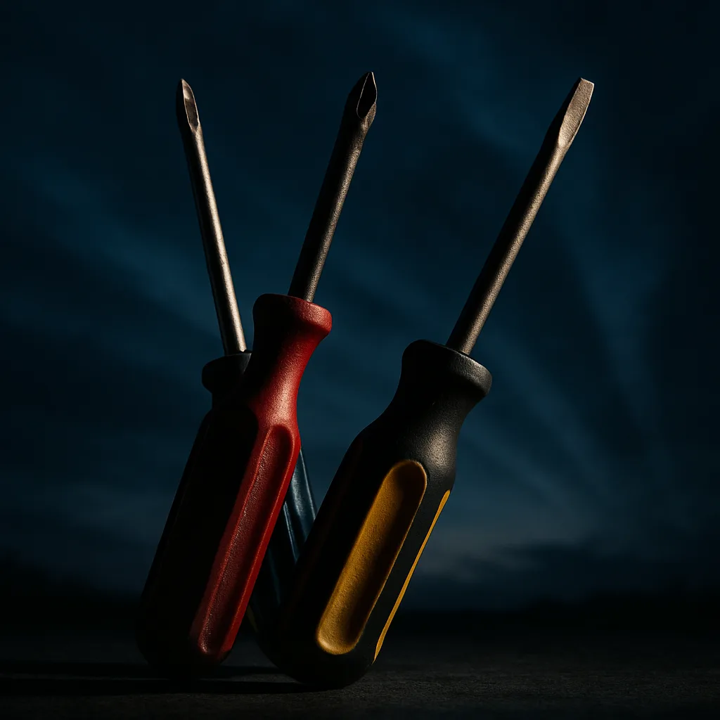 Three Varied Screwdrivers