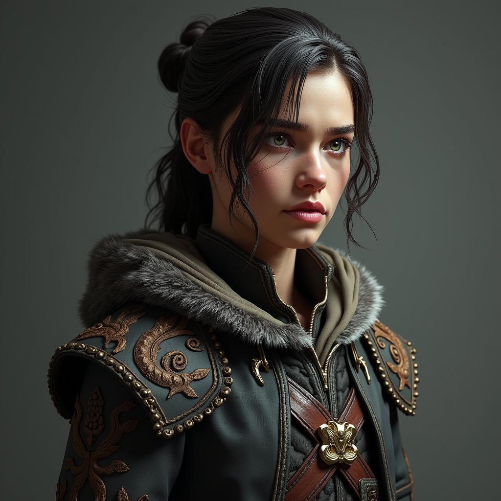 Arya Stark as a Detailed Fantasy Model