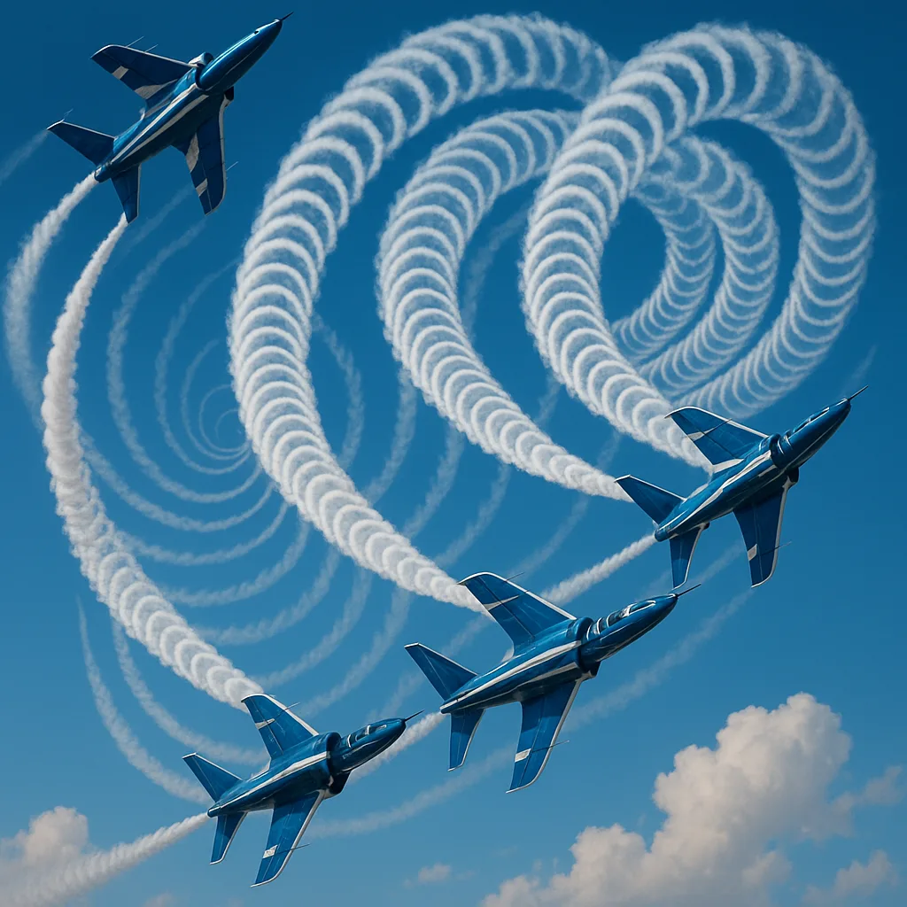 Four Sleek Jets
