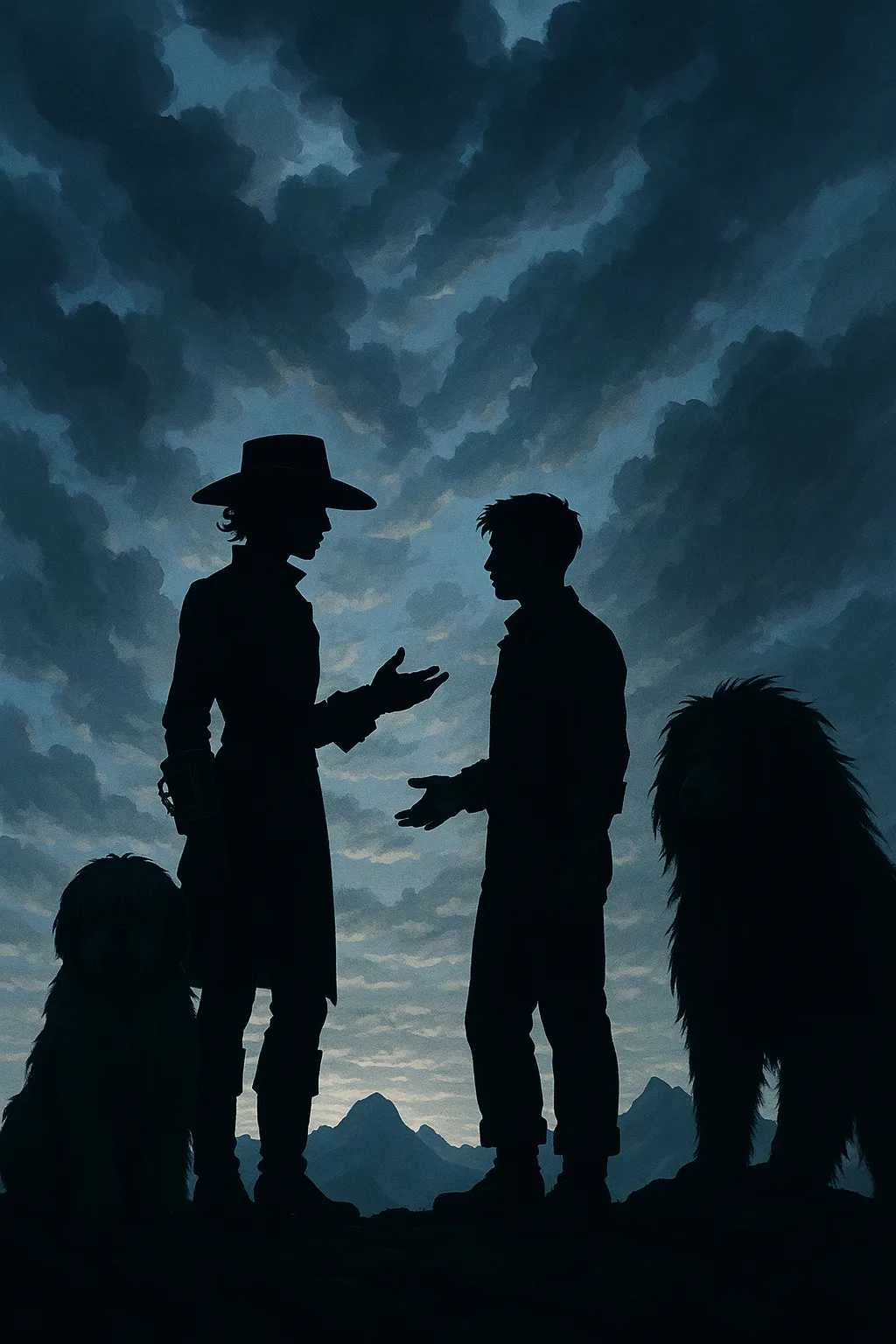 Steampunk Inventor Figure—identifiable by an Androgynous Silhouette