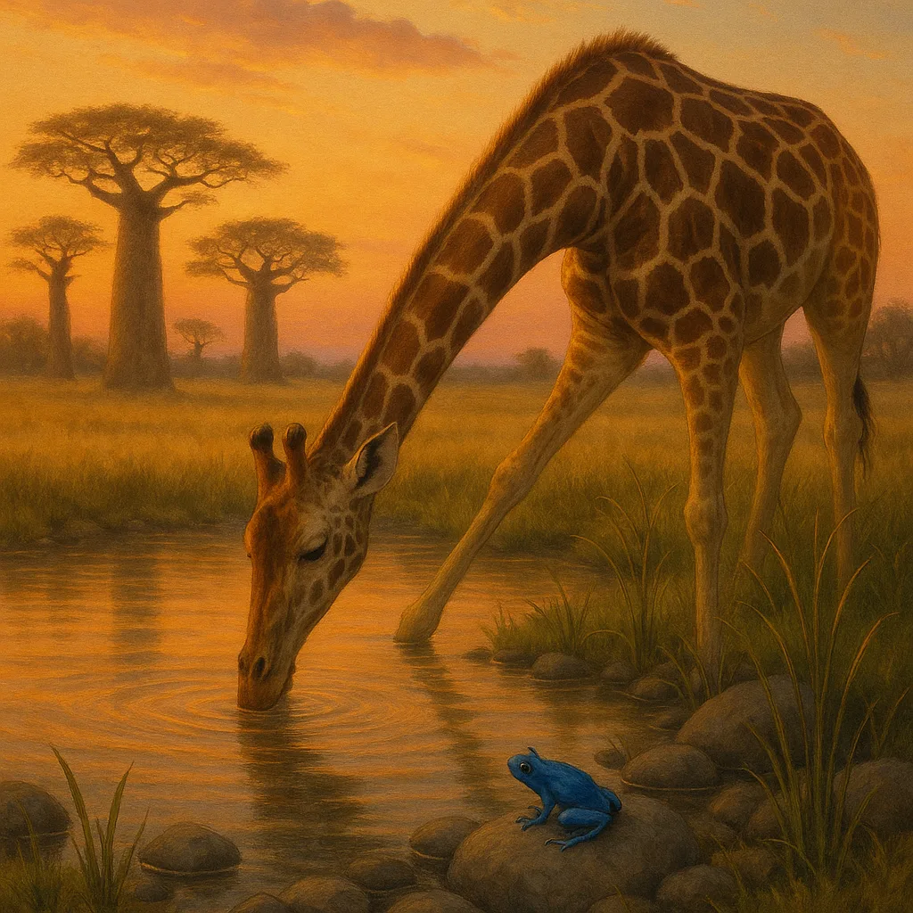 Under the Fading Sunlight That Bathes the Vast Grasslands