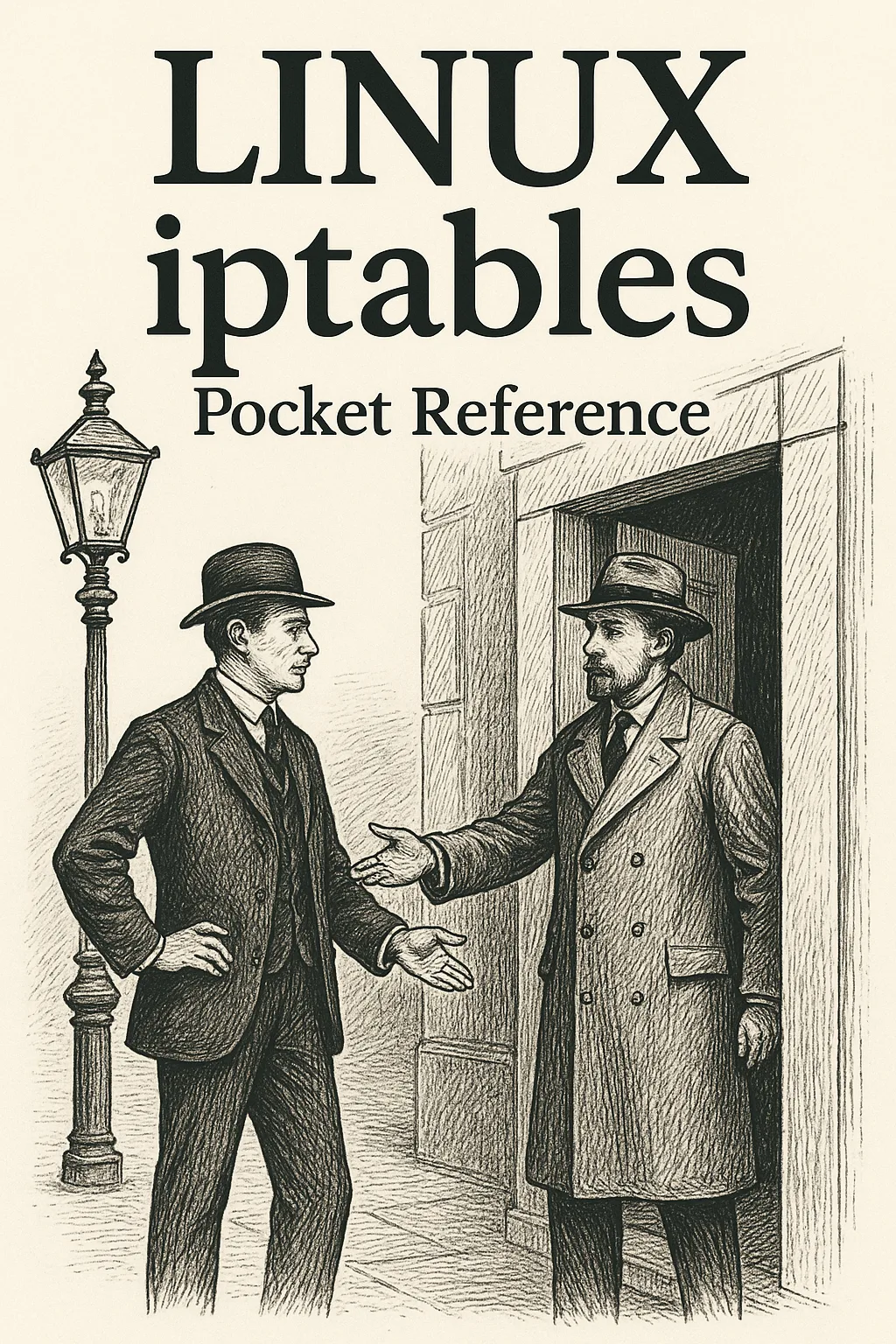 Book Cover Featuring the Title "Linux Iptables Pocket Reference"