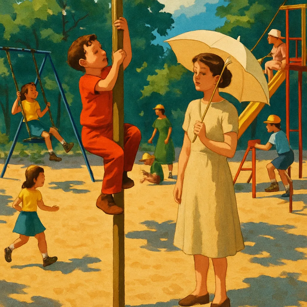 Lively Playground Scene Comes to Life