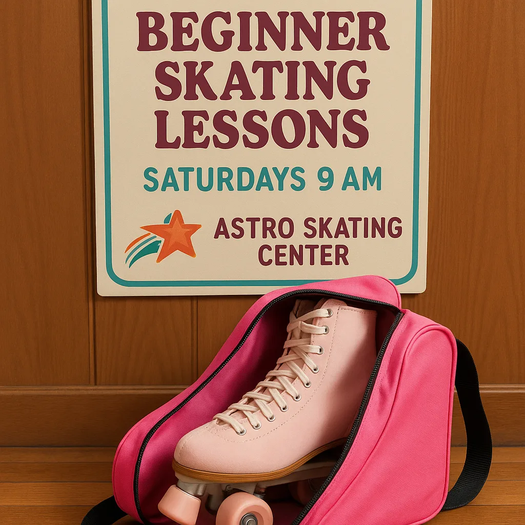 Pink Open Skate Bag