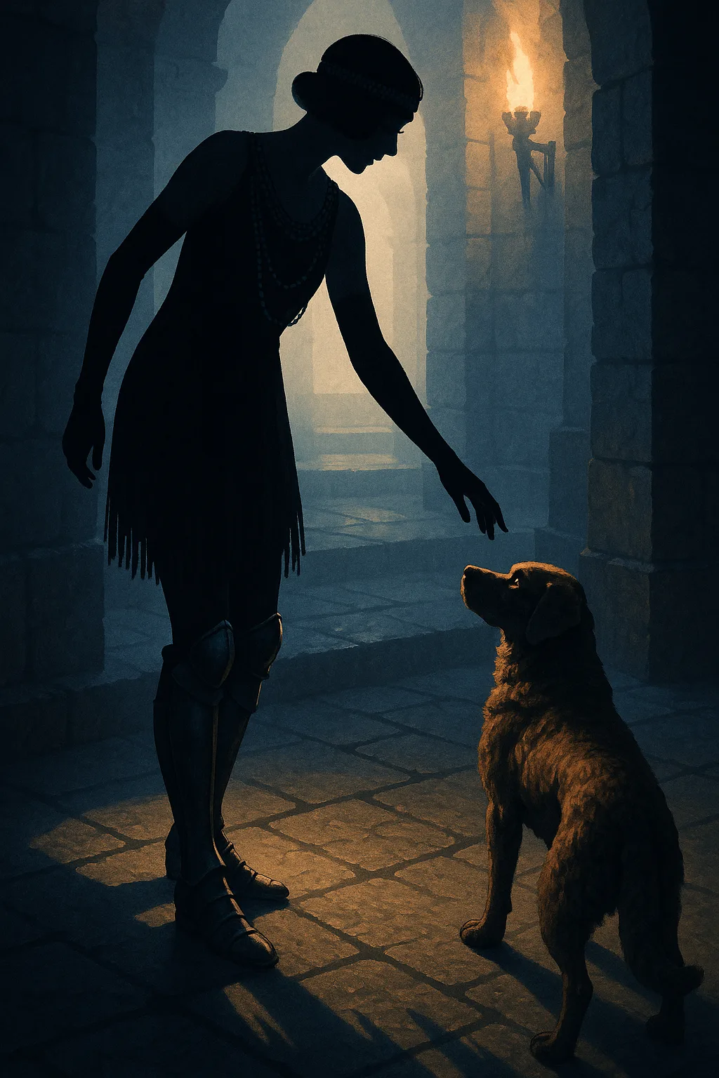 Female Figure in Early 20th-century Roaring Twenties Attire
