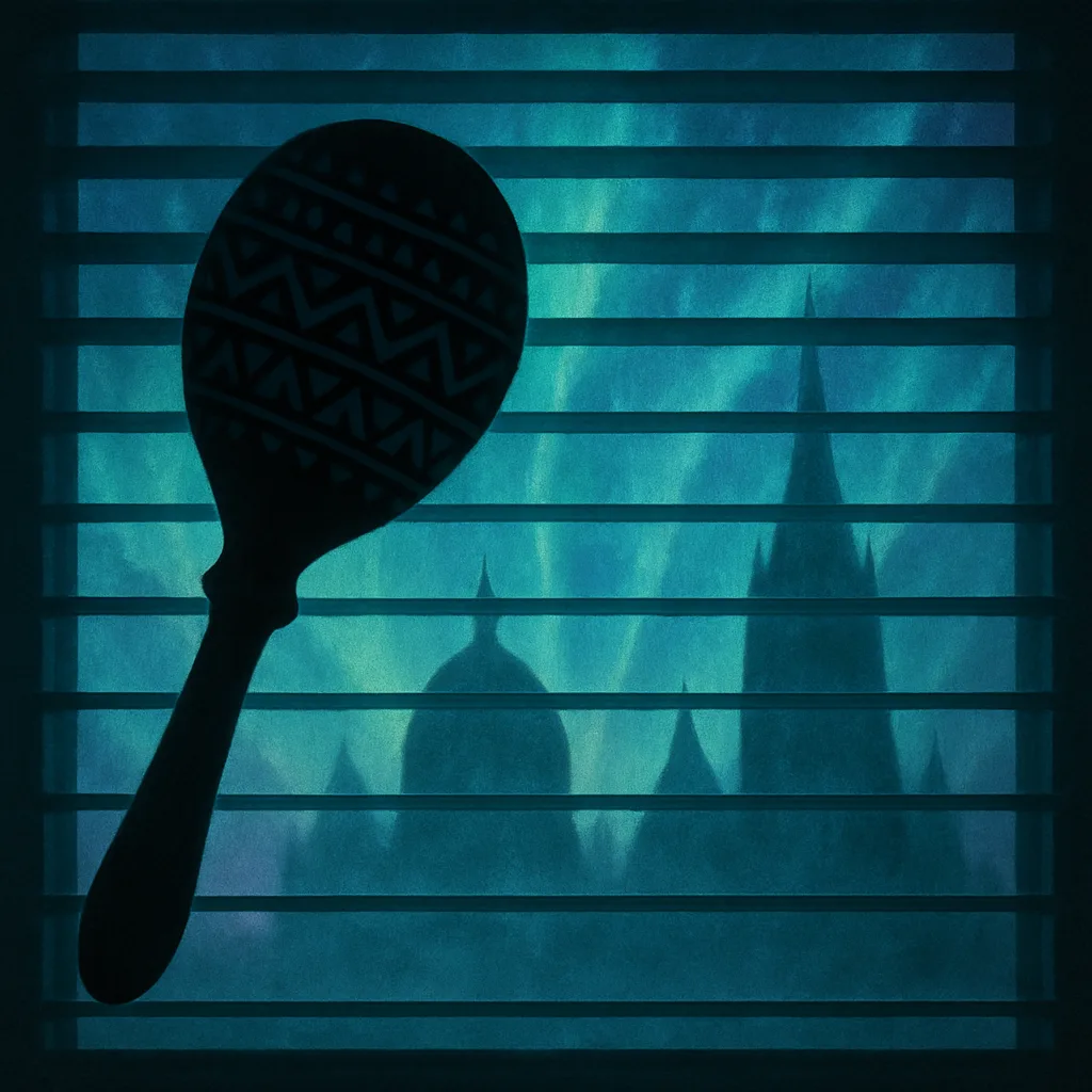 Tribally Patterned Maraca