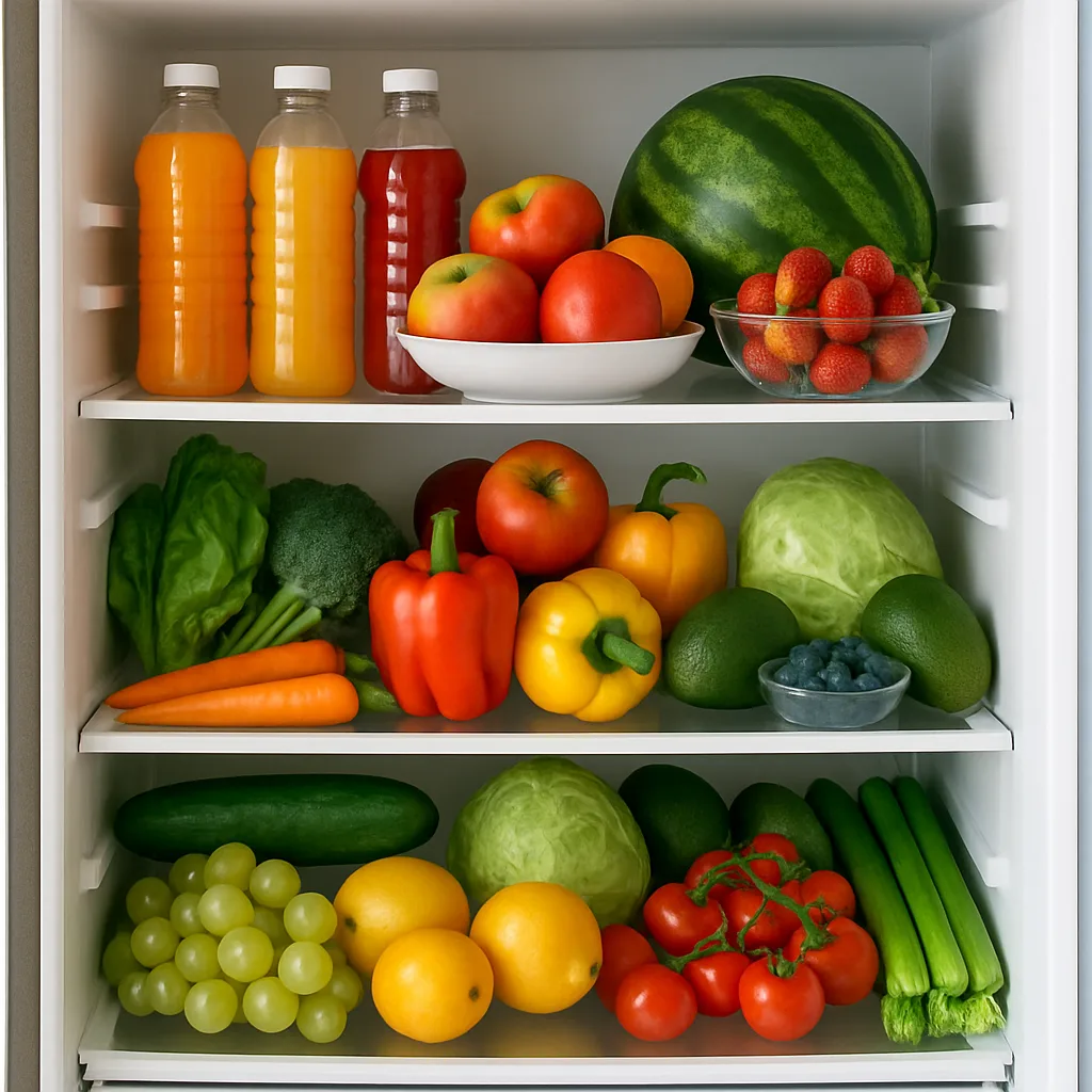 Refrigerator Door Swung Open