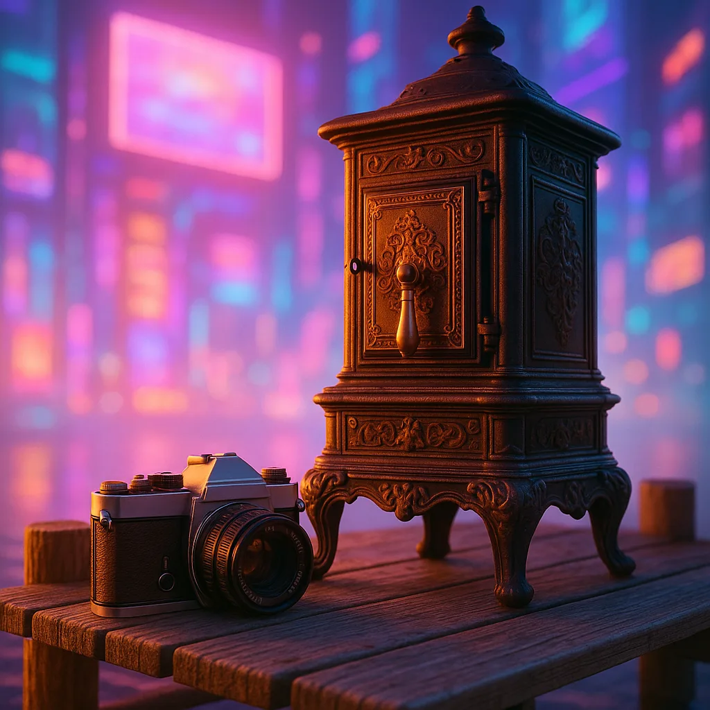 Under a Spectacle of Neon Lights and Holograms