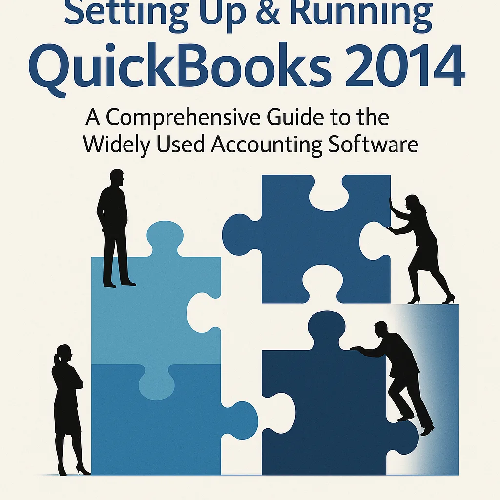 Book Cover Titled "Setting Up & Running QuickBooks 2014"