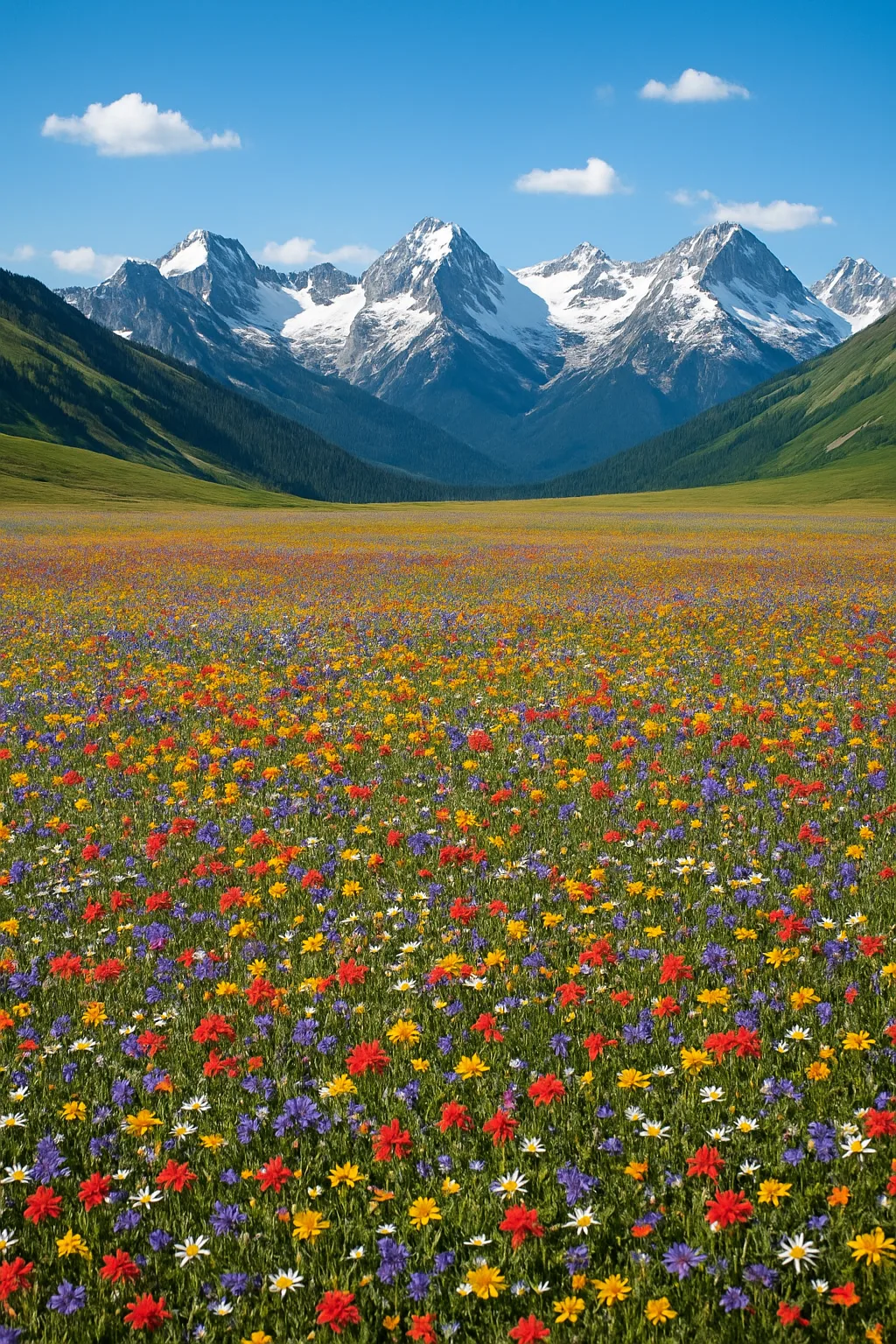 Countless Tiny Wildflowers Create a Vibrant Carpet of Color