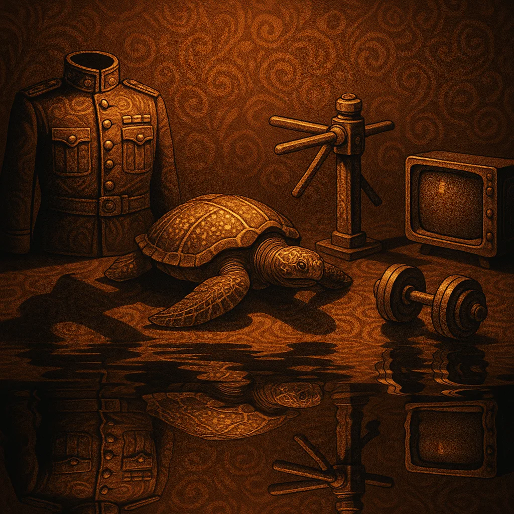 Patterned Steampunk Array of Military Uniform