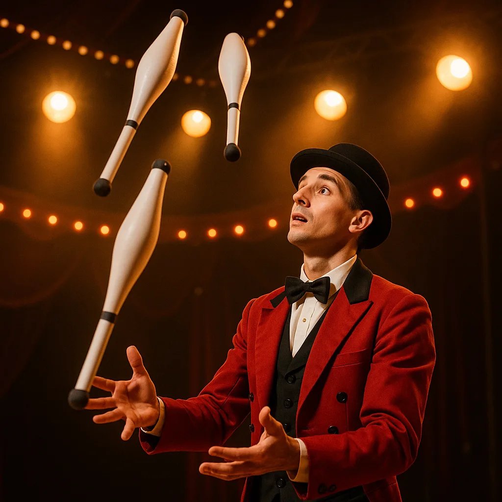 Under the Dazzling Illumination of the Circus