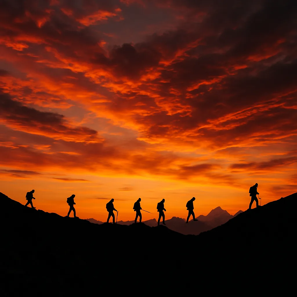 Sparse Scattering of Distant Hikers Makes its Way Along