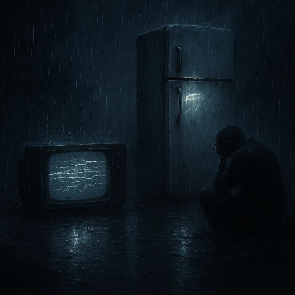 On a Turbulent Night Marked by Unyielding Rain